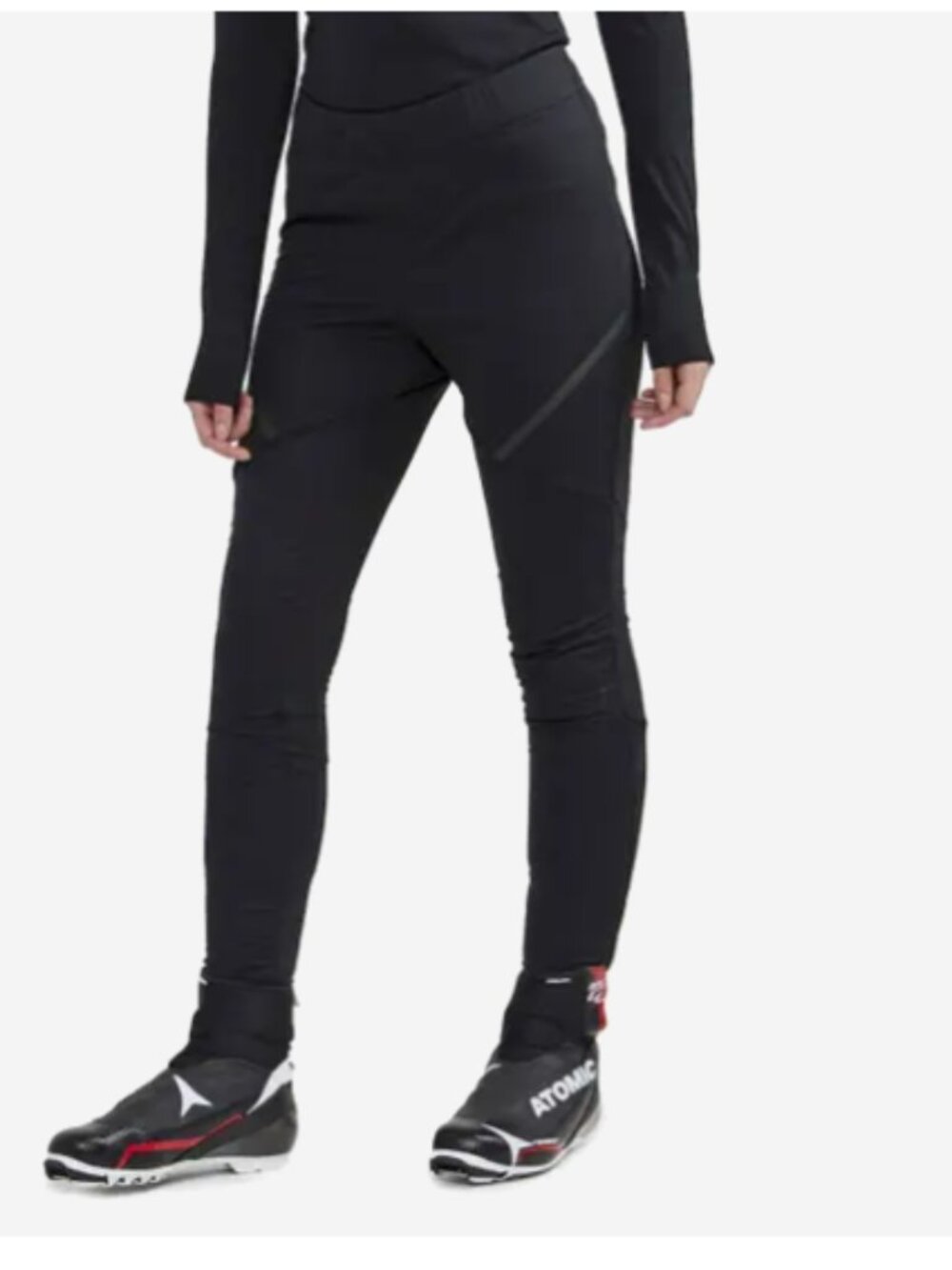 CRAFT Glide Wind Tights Women’s Small Black Nordic XC Ski Pants 1909568